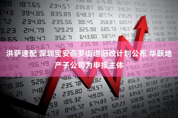 洪萨速配 深圳宝安燕罗街道旧改计划公布 华跃地产子公司为申报主体