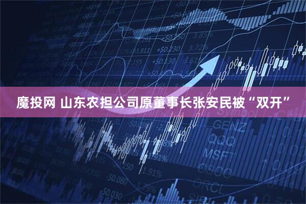 魔投网 山东农担公司原董事长张安民被“双开”